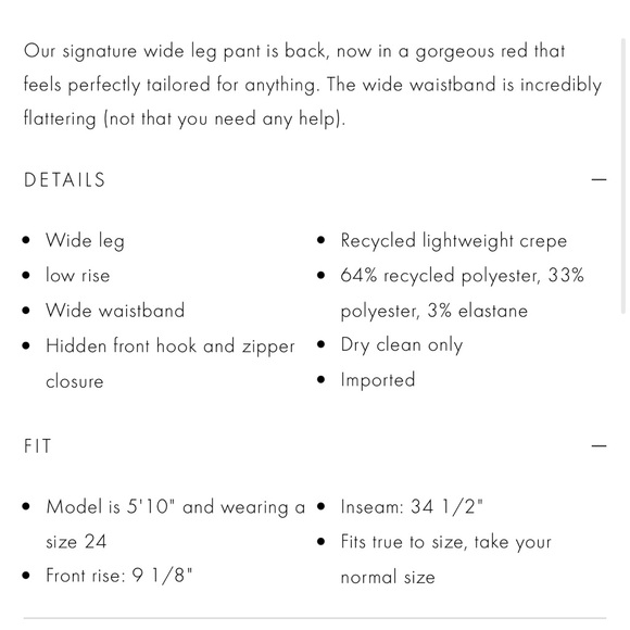 New Alice and Olivia Olivia wide leg pants - Picture 5 of 6